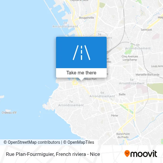 Mapa Rue Plan-Fourmiguier