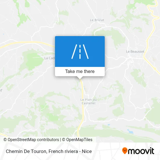 Chemin De Touron map