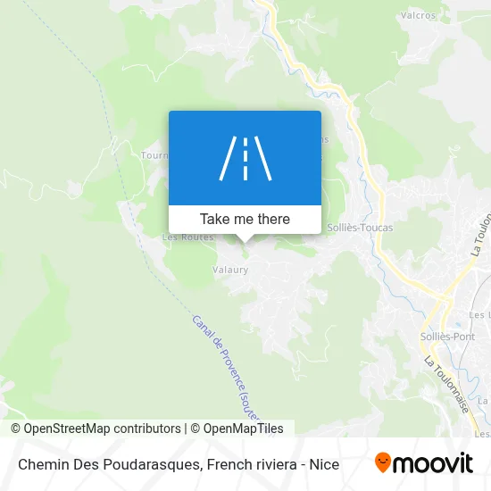 Chemin Des Poudarasques map