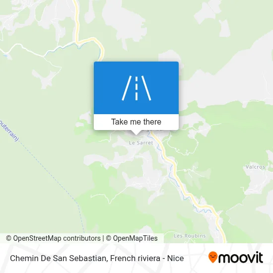 Chemin De San Sebastian map