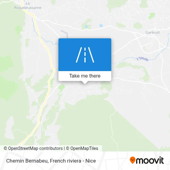 Chemin Bernabeu map