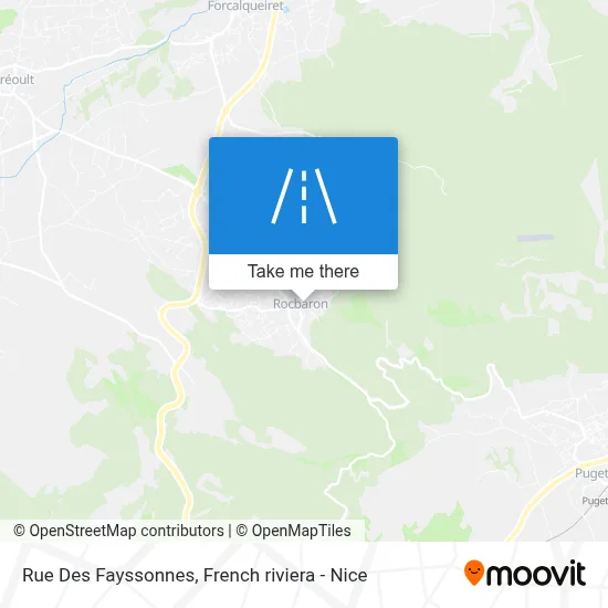 Rue Des Fayssonnes map