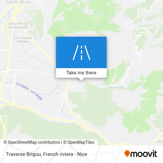 Traverse Brigou map