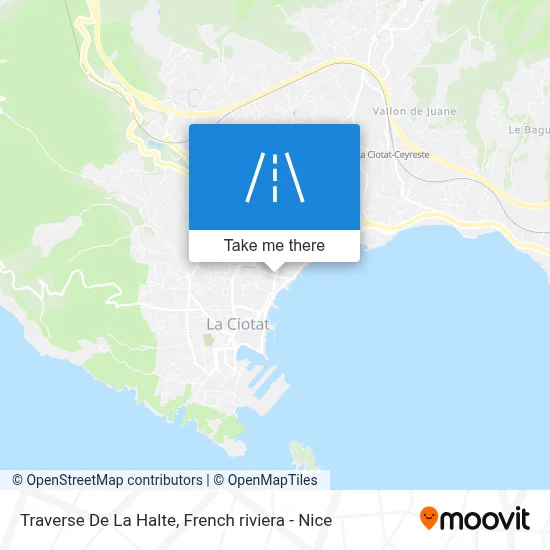 Traverse De La Halte map