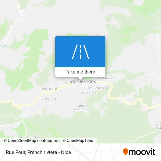 Mapa Rue Four