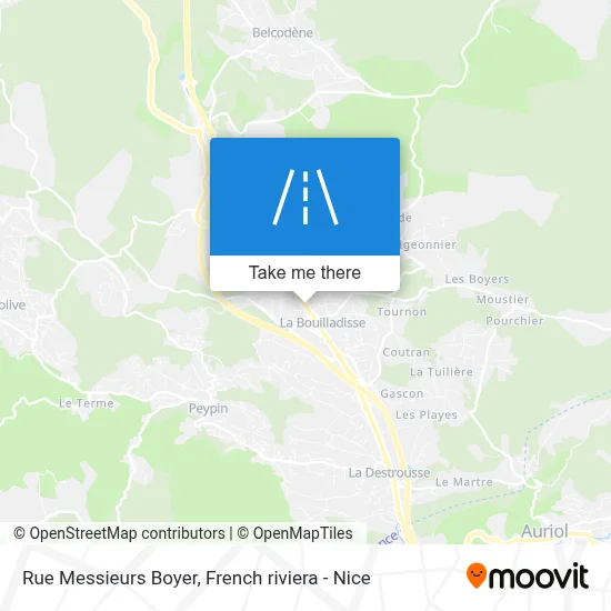 Mapa Rue Messieurs Boyer