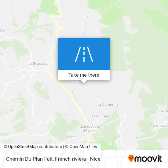 Chemin Du Plan Fait map