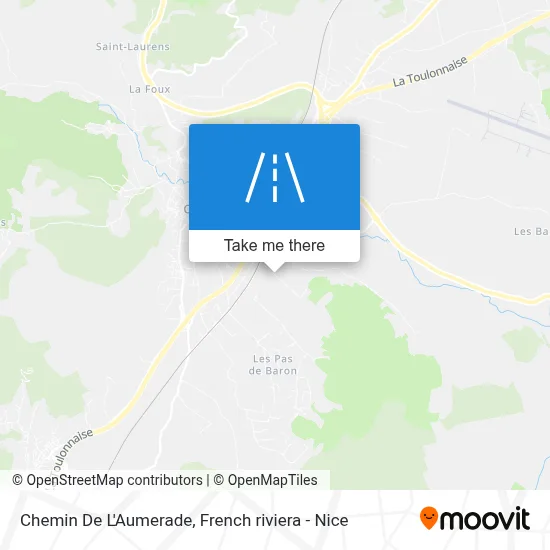 Chemin De L'Aumerade map
