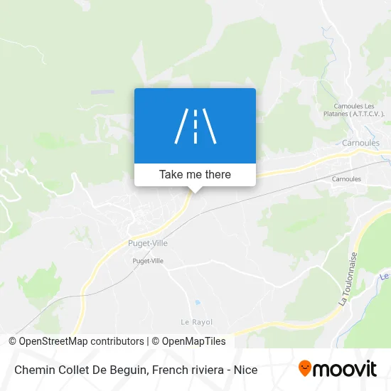 Chemin Collet De Beguin map