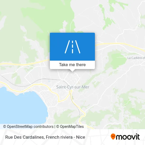 Rue Des Cardalines map
