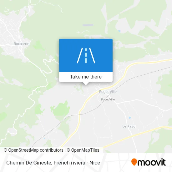Chemin De Gineste map