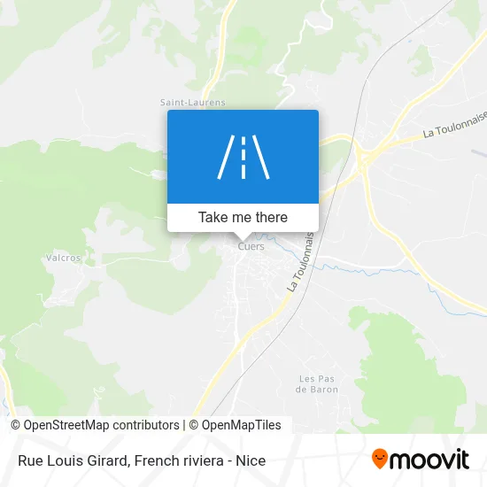 Rue Louis Girard map