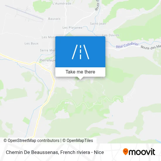 Chemin De Beaussenas map