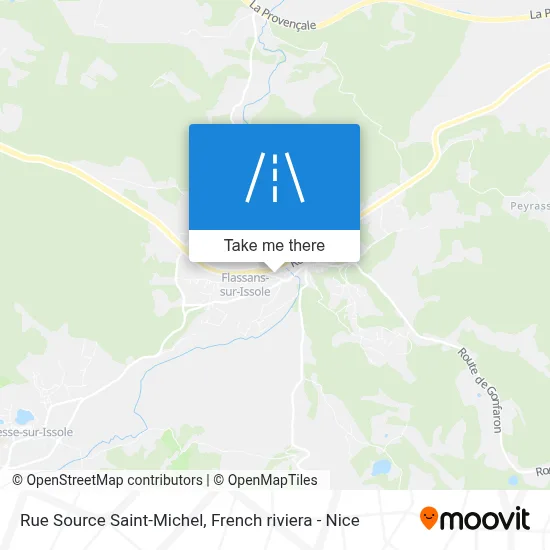 Rue Source Saint-Michel map