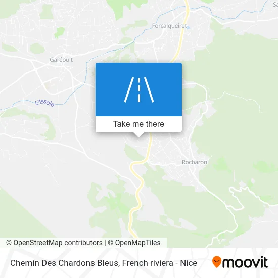 Chemin Des Chardons Bleus map