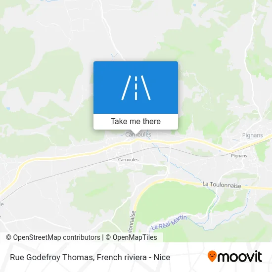 Rue Godefroy Thomas map