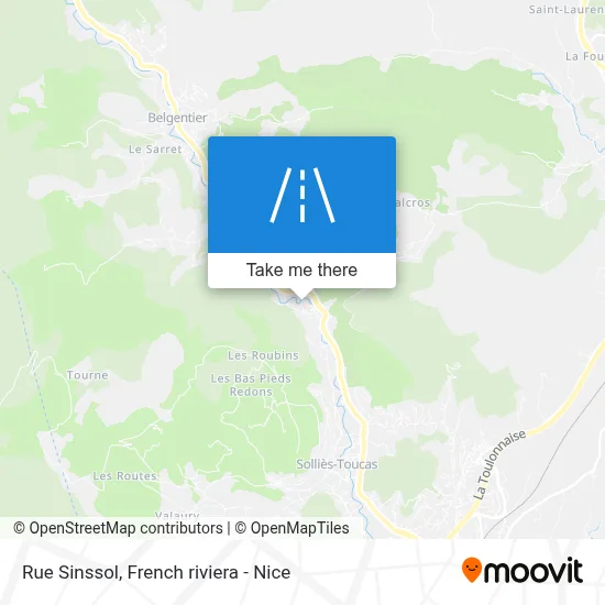 Rue Sinssol map