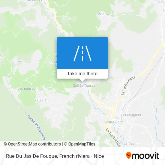 Rue Du Jas De Fouque map