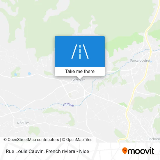 Mapa Rue Louis Cauvin