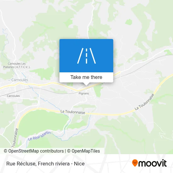 Rue Récluse map