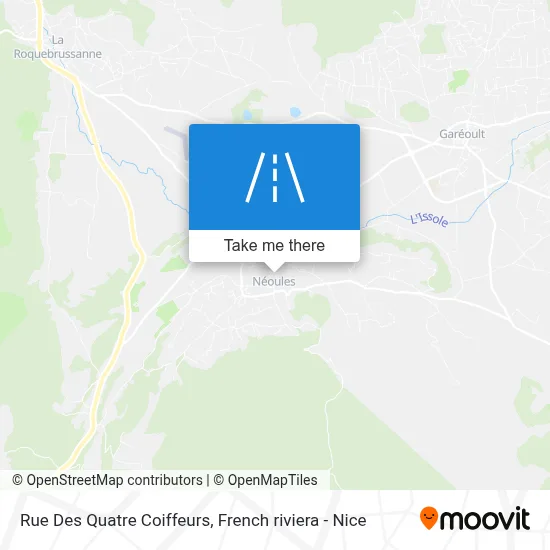 Rue Des Quatre Coiffeurs map