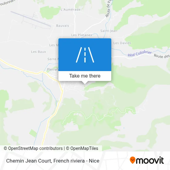 Chemin Jean Court map