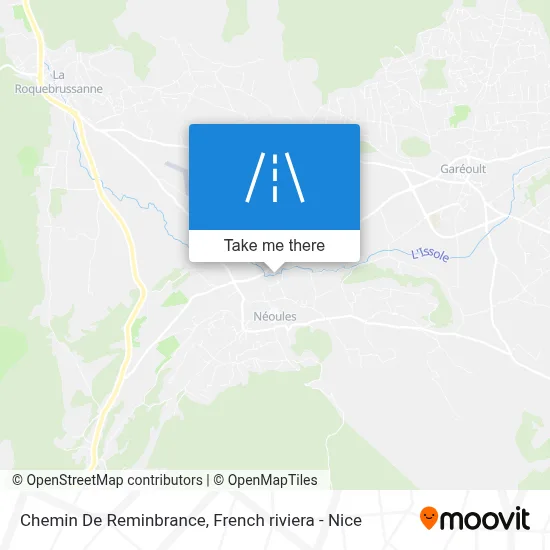 Chemin De Reminbrance map