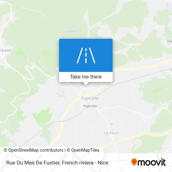 Rue Du Mas De Fustier map