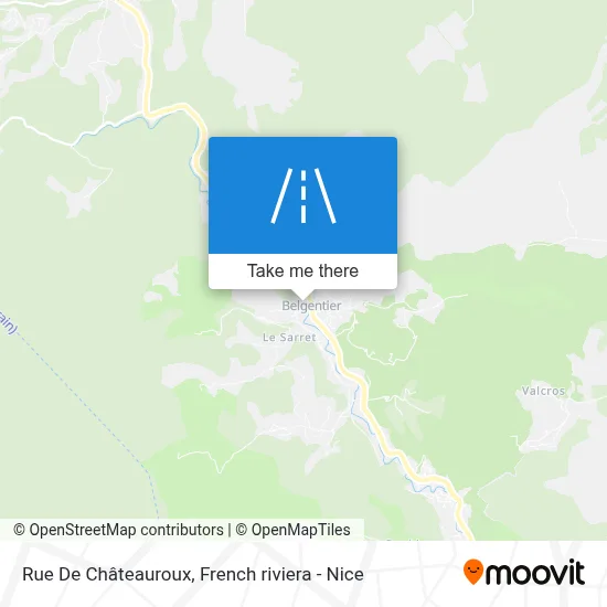 Mapa Rue De Châteauroux