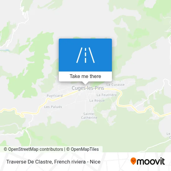 Traverse De Clastre map