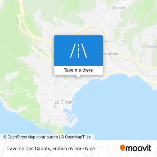 Traverse Des Cabots map