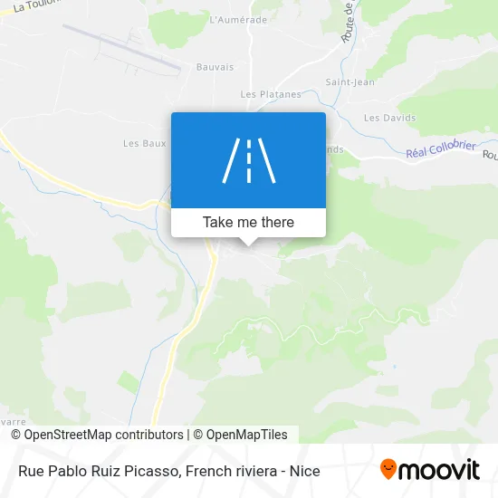 Mapa Rue Pablo Ruiz Picasso