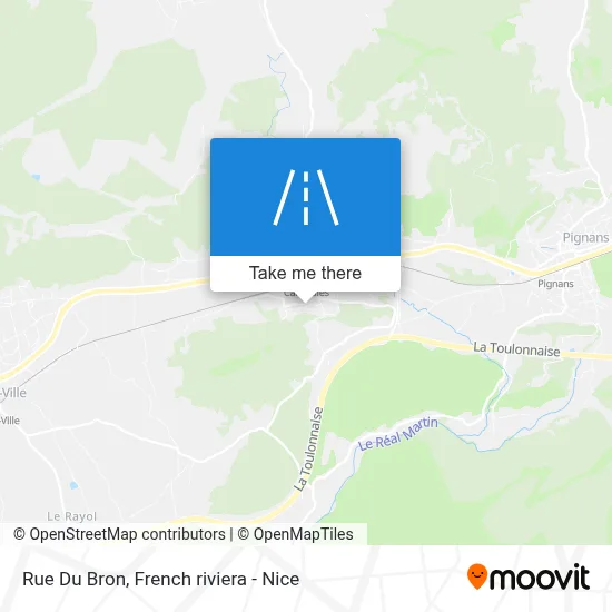 Rue Du Bron map