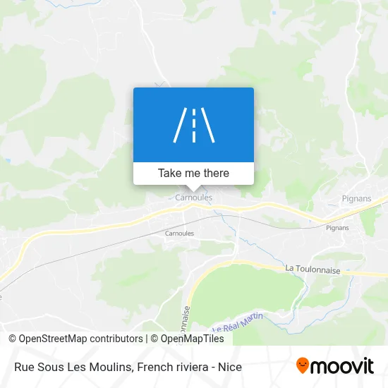 Rue Sous Les Moulins map