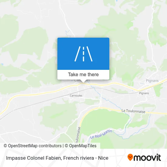 Impasse Colonel Fabien map