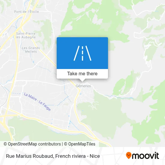 Mapa Rue Marius Roubaud