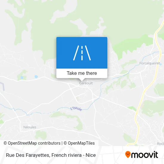 Rue Des Farayettes map