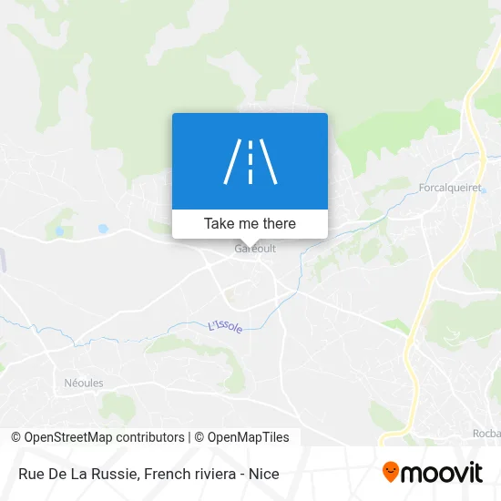 Rue De La Russie map