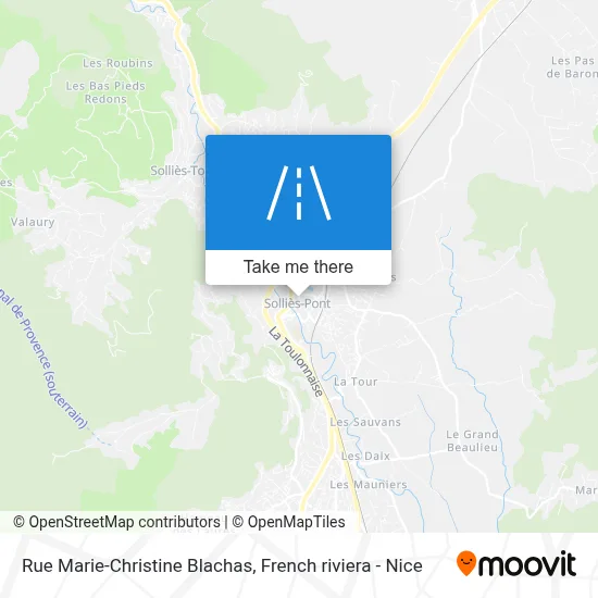 Rue Marie-Christine Blachas map