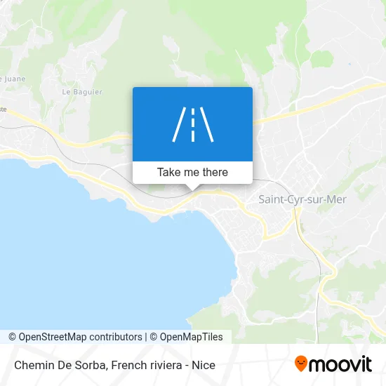 Chemin De Sorba map