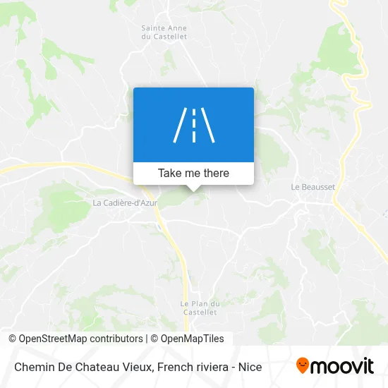 Chemin De Chateau Vieux map