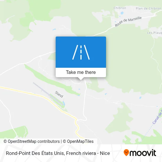 Rond-Point Des États Unis map