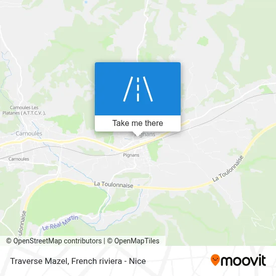 Traverse Mazel map