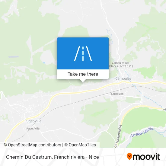 Chemin Du Castrum map