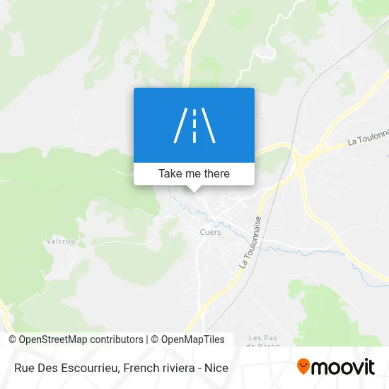 Rue Des Escourrieu map