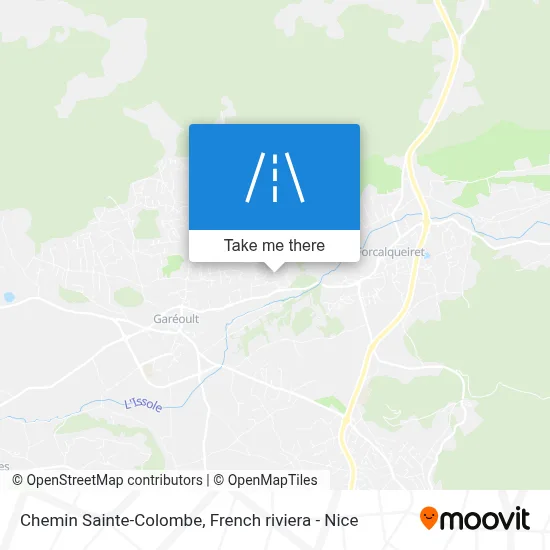Chemin Sainte-Colombe map