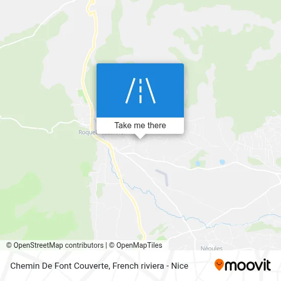 Chemin De Font Couverte map