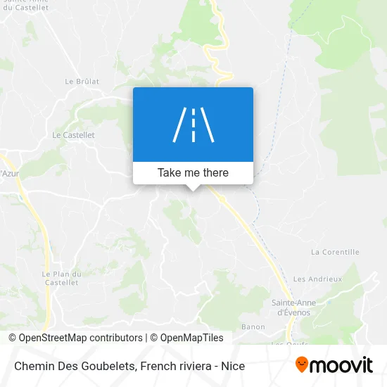 Chemin Des Goubelets map
