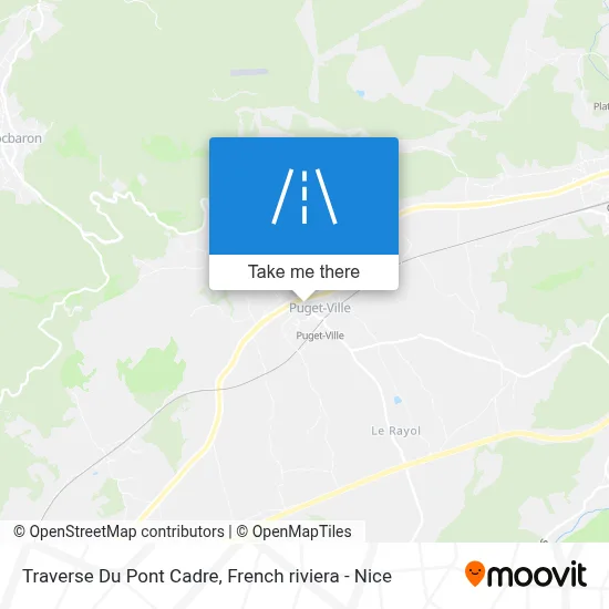 Traverse Du Pont Cadre map