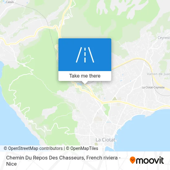 Chemin Du Repos Des Chasseurs map